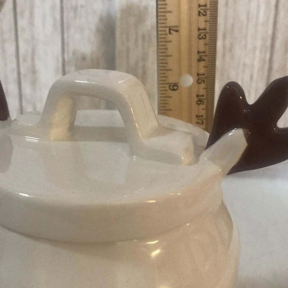Rae Dunn Reindeer Holiday Treats Canister